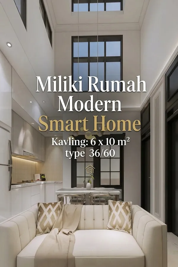 Miliki Rumah Modern Smart Home Kavling Bandung Timur