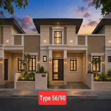 Tampil Beda dengan Fasad 9 Meter! Rumah Modern 1 Lantai 3 Kamar Tidur di Bandung Timur